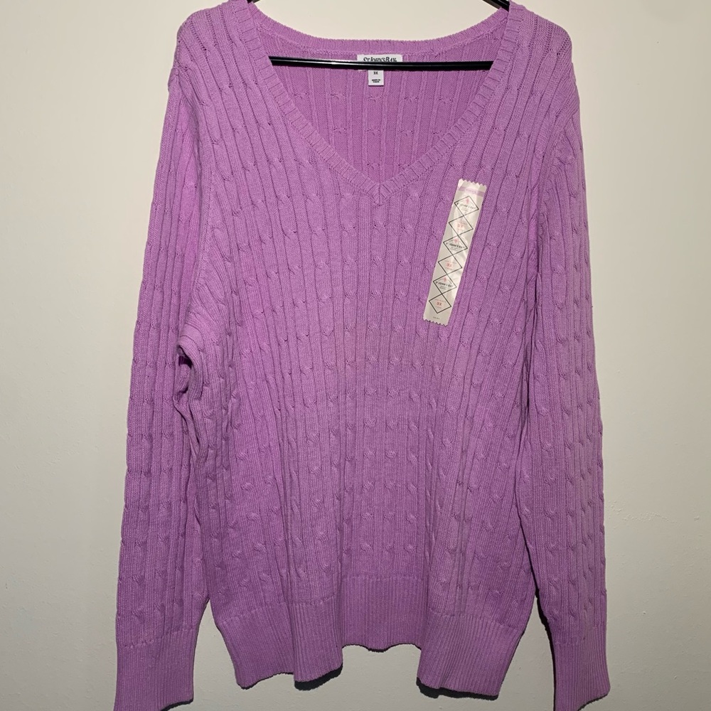 St John’s Bay PLUS SIZE V-Neck sweater 3X